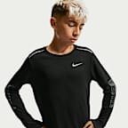 Nike Miler Dri-FIT Uzun Kollu Genç Çocuk (Erkek) Üstü