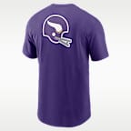 Minnesota Vikings Rewind Front And Back Hit Essential Men's Nike NFL T-Shirt