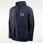 Chamarra universitaria Nike con gorro de medio cierre para hombre Penn State Anorak
