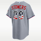 Kyle Stowers Miami Marlins USA 250 Men's Nike MLB Stadium Jersey