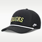 Gorra universitaria Nike ajustable para hombre Oregon Legacy Basketball Rope Rise
