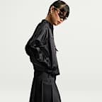 Nike Sportswear Women's Faux-Leather Track Jacket