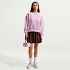 Γυναικείο φούτερ σε φαρδιά γραμμή με crew λαιμόκοψη Nike Sportswear Phoenix Fleece