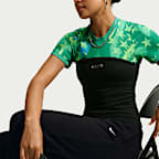 Pants de tiro medio con puño para mujer Nike Studio Fleece Lightweight "French Terry"