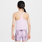 Camiseta de tirantes de cuello alto para niña Nike