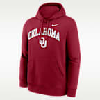 Sudadera con gorro sin cierre universitaria Nike para hombre Oklahoma Arch