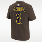 Jackson Merrill San Diego Padres Big Kid's Nike MLB T-Shirt