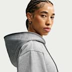 Nike Studio Fleece Sport Therma-FIT dameshoodie met rits over de hele lengte