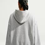 Nike Studio Fleece Medium Weight 'Graphic Pack' Women's Oversized Pullover Logo Hoodie