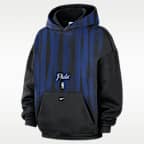 Philadelphia 76ers Standard Issue Men's Therma-FIT Fleece Basketball Hoodie