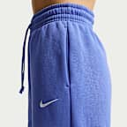 Pants de tiro alto de pierna amplia para mujer Nike Sportswear Phoenix Fleece