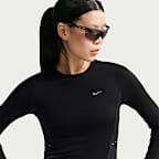 Playera de correr de manga larga Dri-FIT sin costuras para mujer Nike Swift