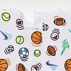 ナイキ スポーツウェア ベビー スポーツボール プリント ロンパー