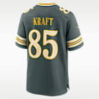Jersey Nike de la NFL Game para hombre Tucker Kraft Green Bay Packers Rivalries Collection