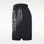 Shorts de básquetbol de tejido Fleece para hombre San Antonio Spurs Standard Issue