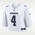 Dak Prescott Dallas Cowboys Women's Nike NFL Cropped Tundra Game Jersey