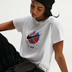 Kortærmet WSL Nike-T-shirt i bomuld til kvinder Kortærmet Nike-T-shirt i bomuld til kvinder