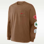 Ohio State Academic Max90 Pocket Men's Nike College Long-Sleeve T-Shirt