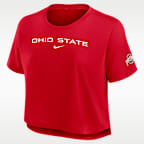 Ohio State Premium Performance Women's Nike Dri-FIT Cropped Top