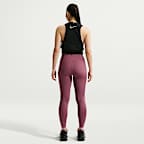 Nike Swift 7/8-løbeleggings med høj talje og lommer til kvinder