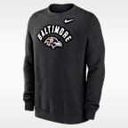 Baltimore Ravens Club Men's Nike NFL Pullover Crew