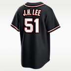 이정후 샌프란시스코 자이언츠 남성 나이키 MLB 레플리카 저지