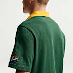 Camisola de râguebi de manga curta do equipamento principal Springboks para homem