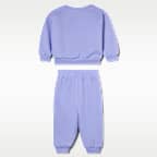 Nike Baby (12–24M) Essential Fleece 2-Piece Crew Set