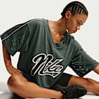 Nike One  Women's Dri-FIT Oversized Short-Sleeve Top