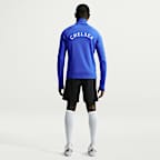 Playera de entrenamiento de fútbol de tejido Knit Nike Dri-FIT para hombre Chelsea FC Strike
