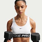 Αθλητικός στηθόδεσμος ελαφριάς στήριξης χωρίς ενίσχυση Nike Pro 365