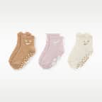 Calcetines antideslizantes elásticos (3 pares) - Bebé - Nike Cozy Comfort