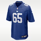 Francis Mauigoa New York Giants Men's Nike NFL Game Jersey