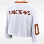 Texas Logo Women's Nike Dri-FIT College Cropped Jersey