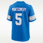 David Montgomery Detroit Lions Men's Nike NFL Game Football Jersey