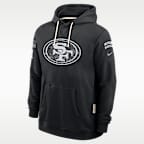 Sudadera con gorro sin cierre Nike Dri-FIT de la NFL para hombre San Francisco 49ers Salute to Service Sideline