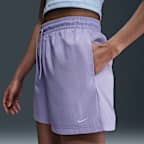 Shorts de tiro medio para mujer Nike Sportswear Classic Wovens