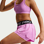 Nike Pro Older Kids' (Girls') Dri-FIT 2-in-1 Shorts