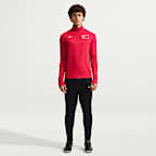 Türkei 2026 Nike Dri-FIT Fußball-Strike-Drill-Oberteil mit Halbreißverschluss (Herren)