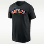 Playera de manga corta Nike de la MLB para hombre Houston Astros