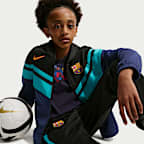 FC Barcelona Third Big Kids' Nike Dri-FIT Soccer Hooded Tracksuit