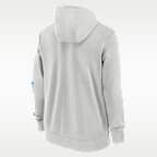 Sudadera con gorro Nike de la NFL de cierre completo para hombre Los Angeles Chargers Club