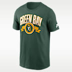 Green Bay Packers Rewind Front And Back Hit Essential Men's Nike NFL T-Shirt