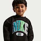 Sudadera de cuello redondo de tejido Fleece Multisport infantil Nike Sportswear