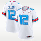 Jersey Nike de la NFL Game para hombre Nico Collins Houston Texans Rivalries Collection