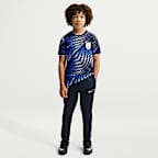 Uruguay Big Kids' Nike Dri-FIT Soccer Pre-Match Short-Sleeve Top