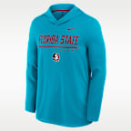 Florida State Sideline Men's Nike Dri-FIT College Long-Sleeve Hooded Top