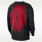Portland Trail Blazers Standard Issue Men's Basketball Long-Sleeve Top