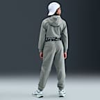 Sudadera con gorro Dri-FIT de cierre completo para niña talla grande Nike Pro Fleece