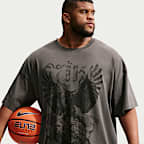 T-shirt de basquetebol folgada Nike para homem